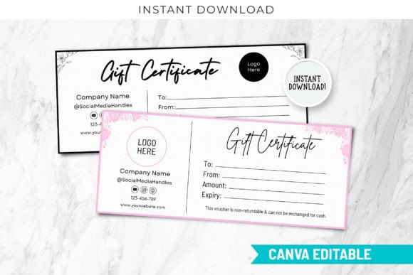 Minimal Gift Certificate Template