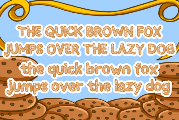 Mother's Cookie Font PNG with transparent background - Preview 3