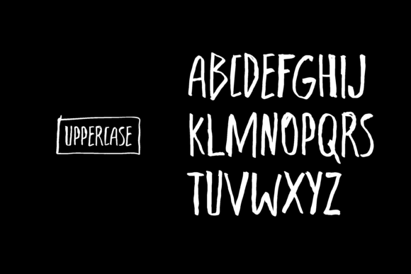 Raw Poison Font PNG with transparent background - Preview 4