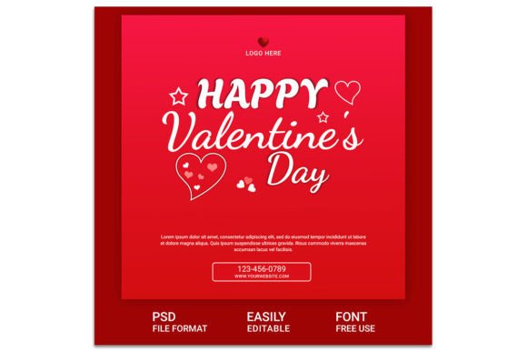 Valentine's Day Instagram Social Media