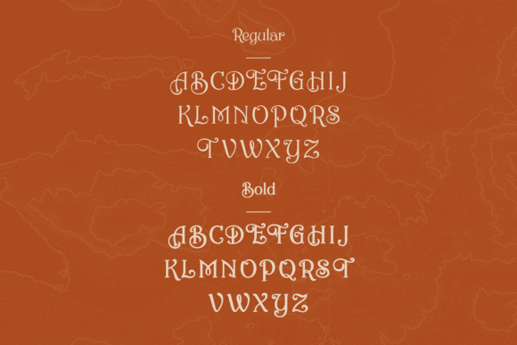 Antique Atlas Font - Preview 1