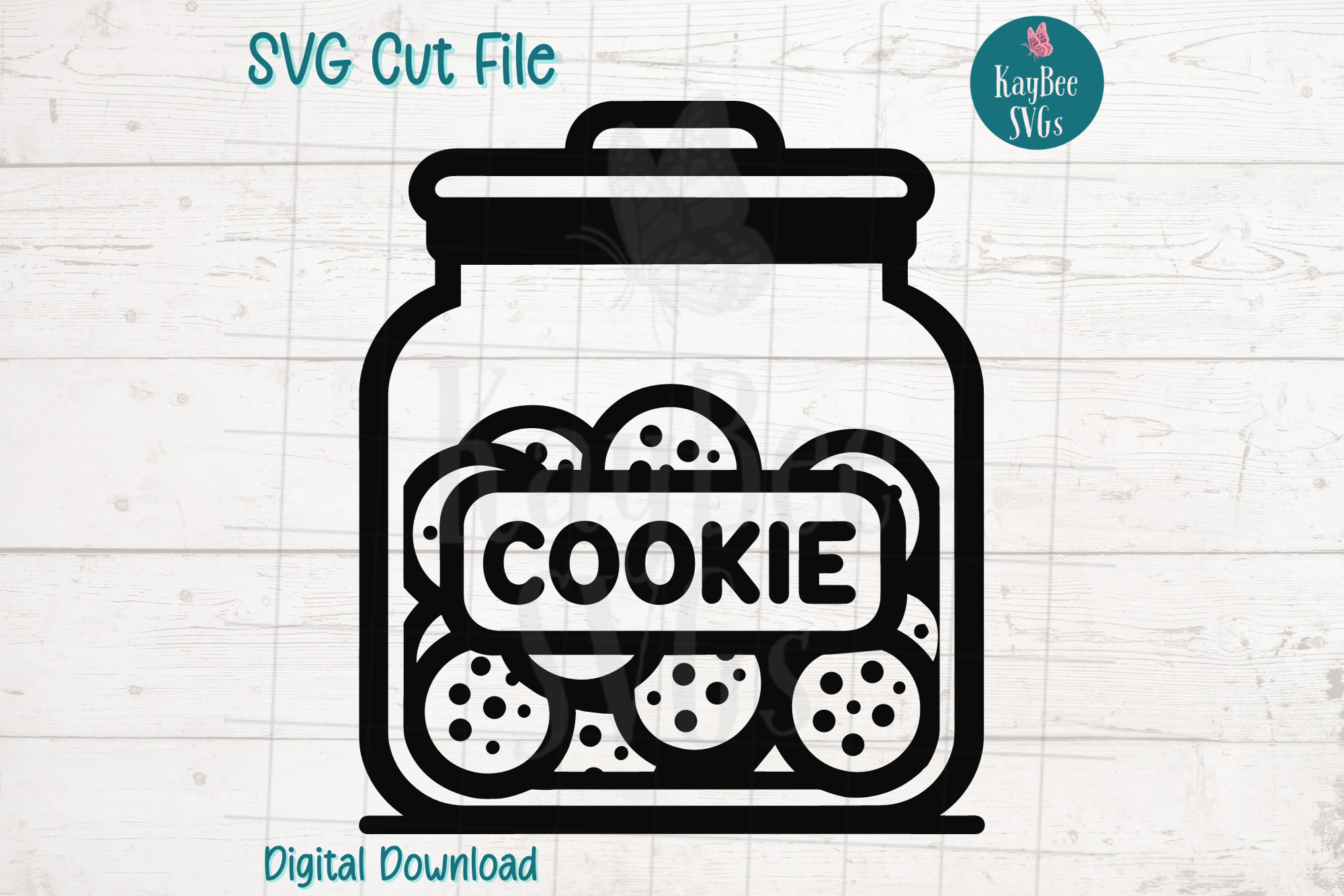 Cookie Jar SVG Cut File Graphic by KayBeeSVGs · Creative Fabrica