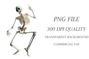 Dancing Skeleton Clipart Graphic by WatercolorArt · Creative Fabrica