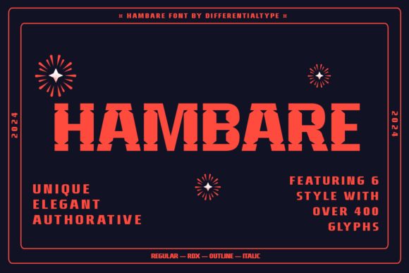 Hambare Sans Serif Font By Differentialtype