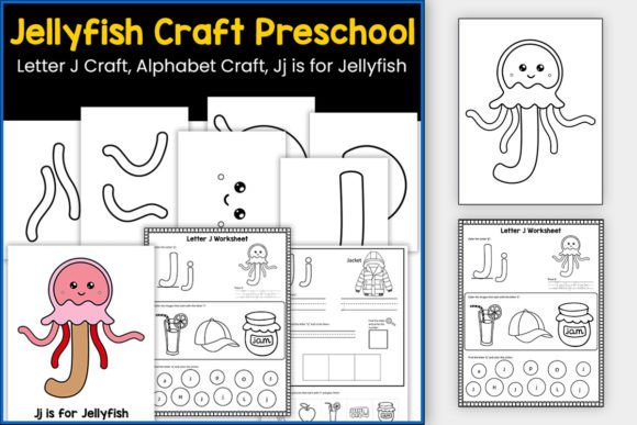 Jellyfish Craft Preschool Letter J Craft