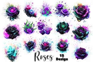 Roses Clipart Bundle Graphic by Bundle · Creative Fabrica