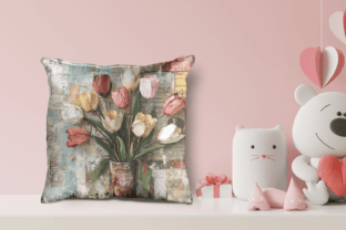 Vintage Tulip Backgrounds Graphic by Babydell Art · Creative Fabrica