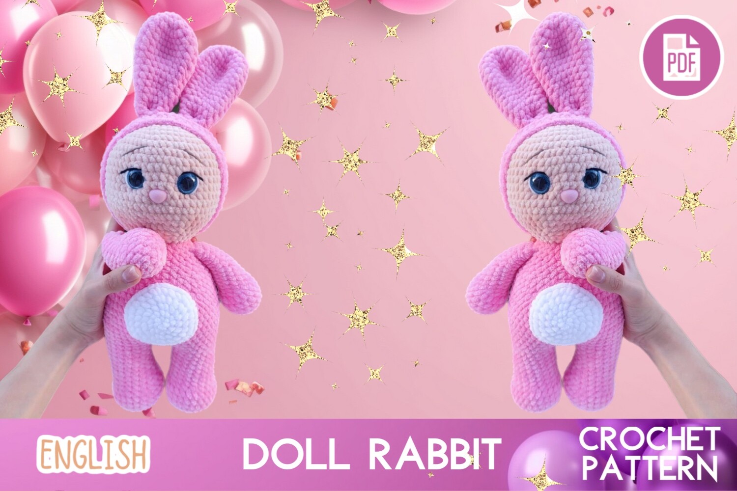 Crochet Doll Rabbit / Easter Holiday