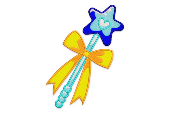 Magic Wand with Ribbon