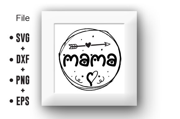 Mama Visual Mama Graphic by svg.in.design · Creative Fabrica