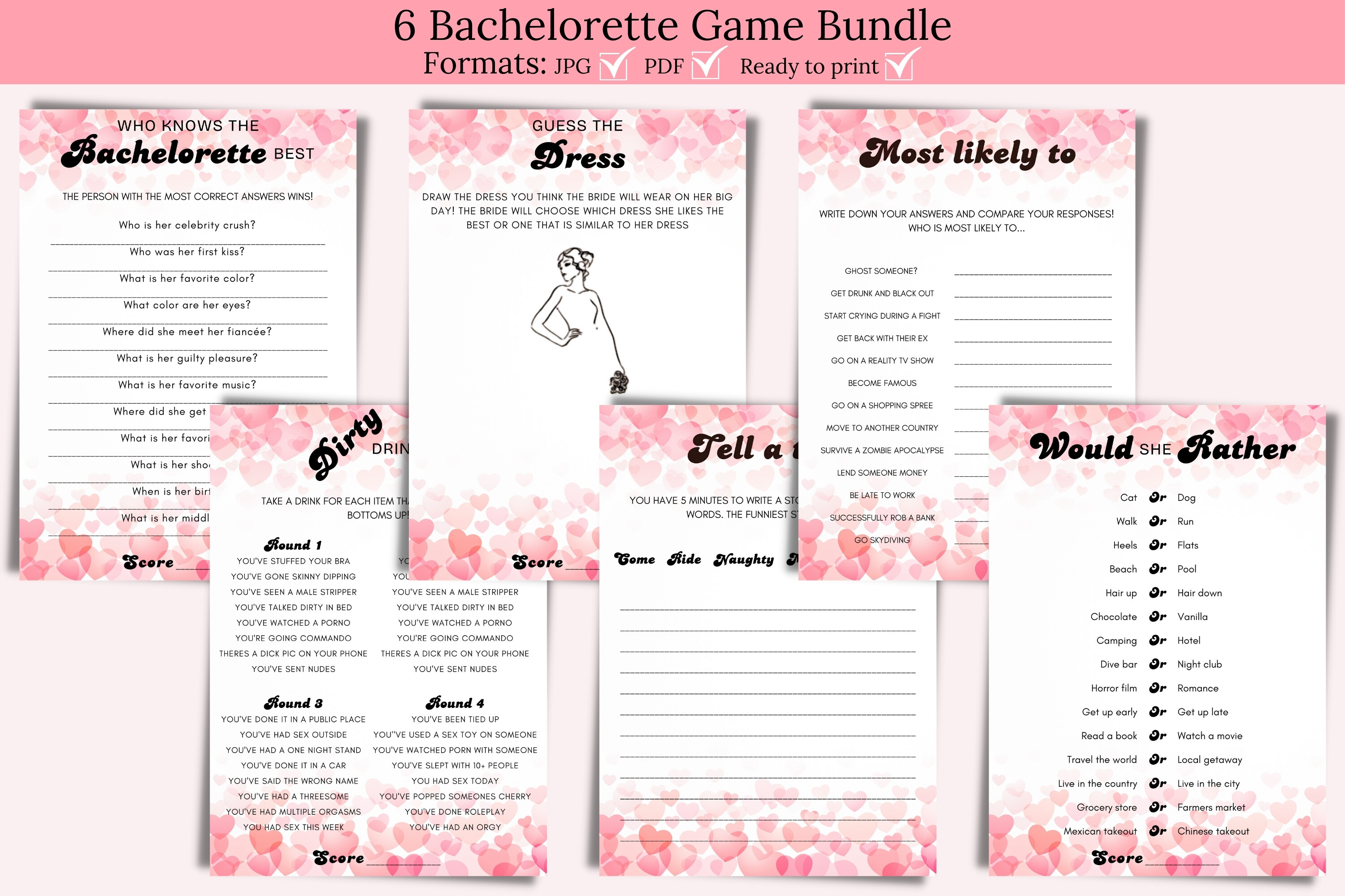 Adult Bachelorette Party Games