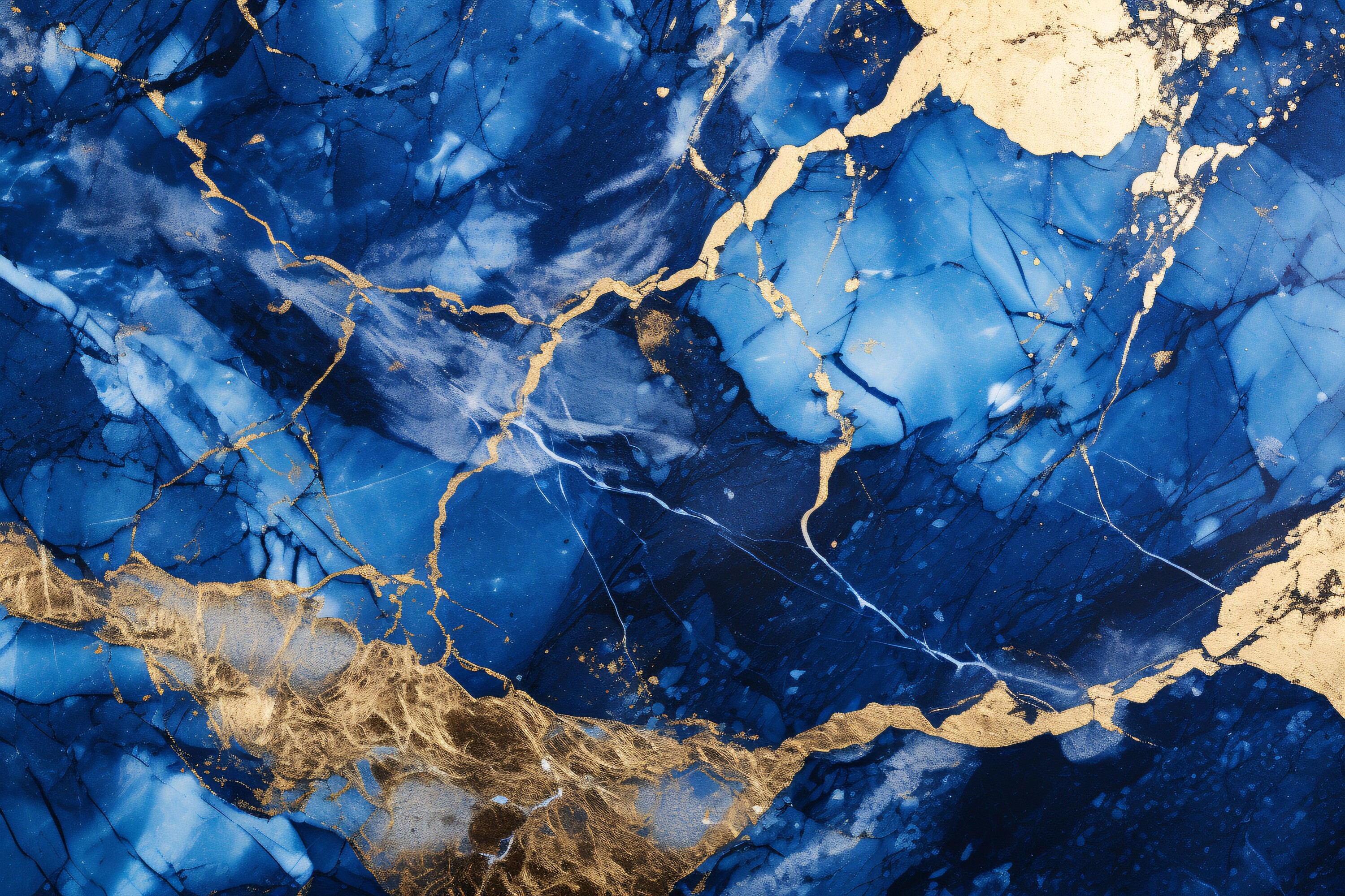 Blue and Gold Marble Texture Graphic by Forhadx5 · Creative Fabrica