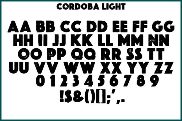 Cordoba Font - Preview 4