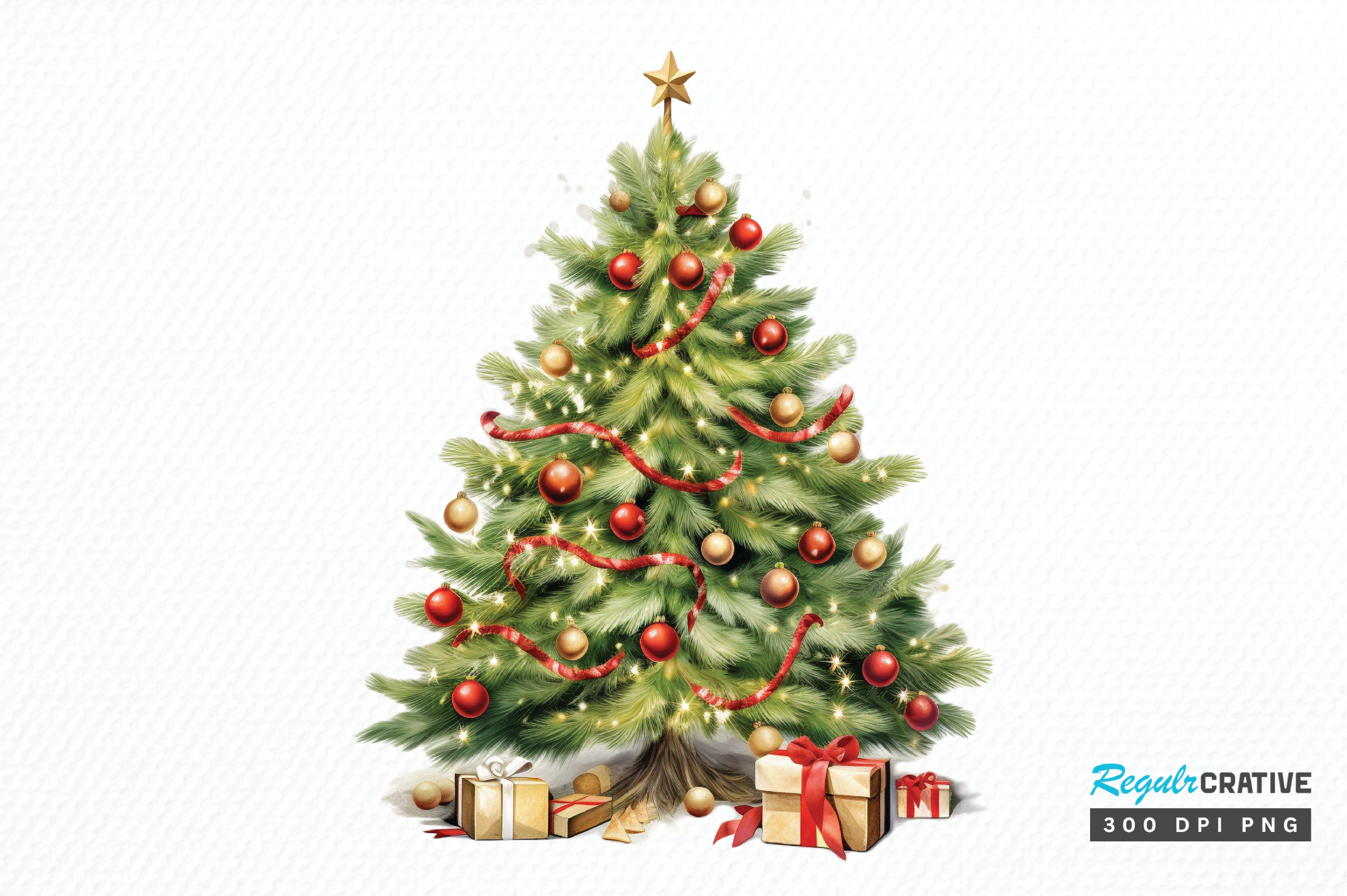 Vintage Pink Christmas Clipart Png Graphic by Regulrcrative · Creative ...