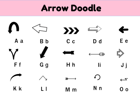 Arrow Font - Preview 1