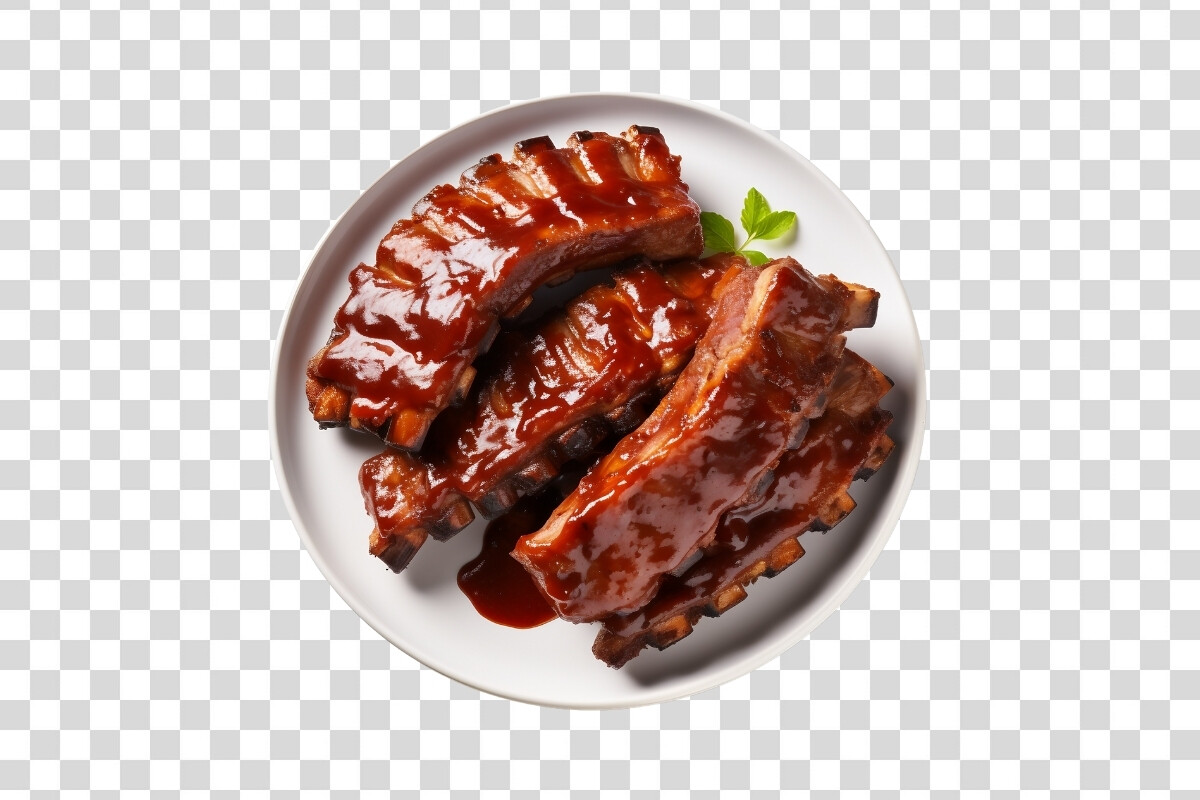 BBQ Ribs Isolated Image Graphic by Whimsy Girl · Creative Fabrica