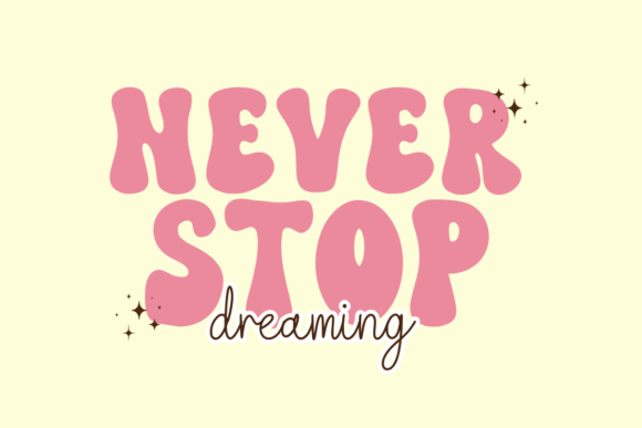 Barbie Groovy Font - Preview 1