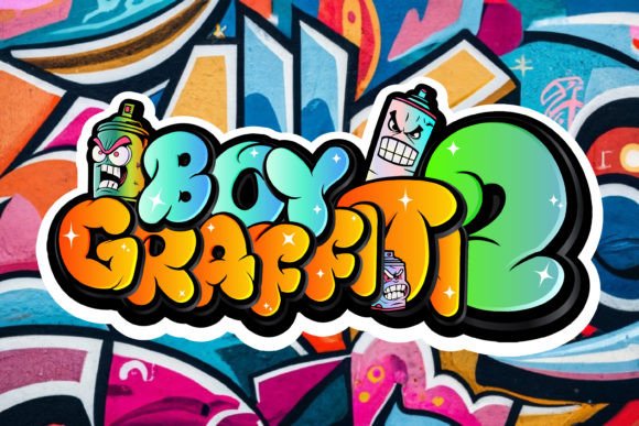 Boy Graffiti 2 Font - Preview 1
