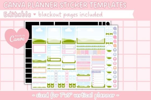 Capacity Sticker Editable Canva Editable Planner Sticker Graphic by Yoogi Design Studio ...