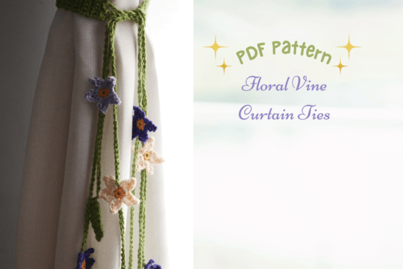 Floral Curtain Ties Pattern