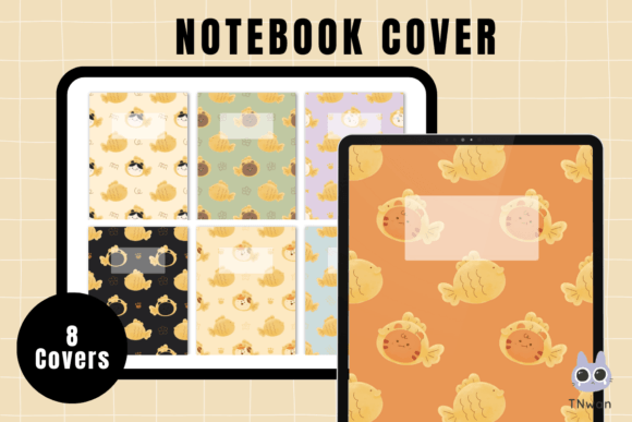 GoodNotes Planner Notebook Cat Cover