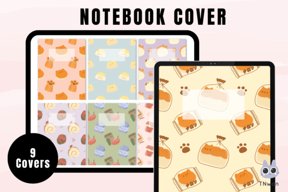 GoodNotes Planner Notebook Cat Cover