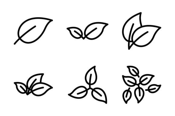 Leaf Icon Graphic Icons By masuda072020