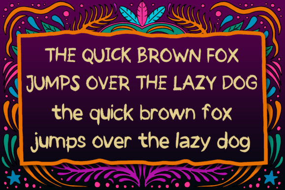 Mardi Gras Brush Font PNG with transparent background - Preview 3