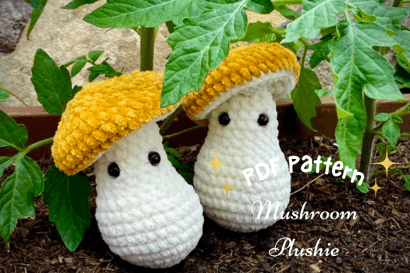 Mushroom Plush Crochet Pattern