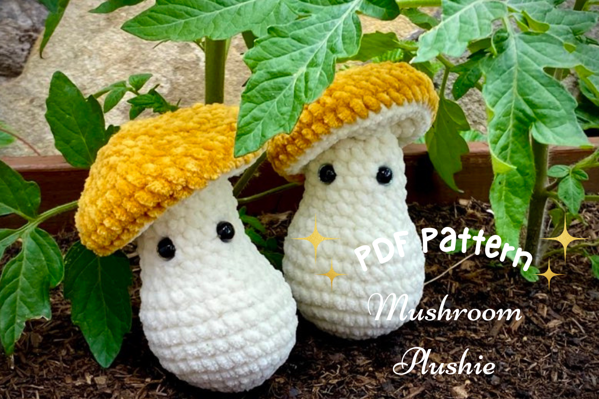 Mushroom Plush Crochet Pattern