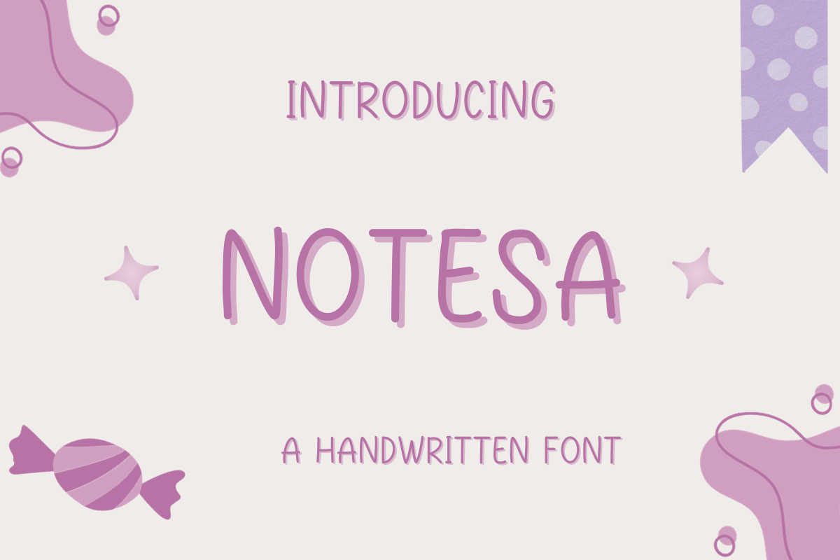 Notesa Font by SiapGraph · Creative Fabrica