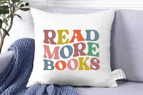 Retro Read More Books SVG