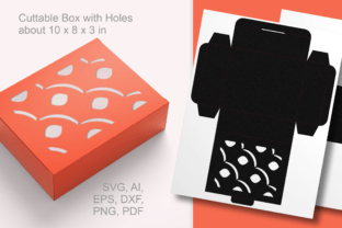 Slanted Color Box Slant Patterned Rectangular Box Template · Creative Fabrica