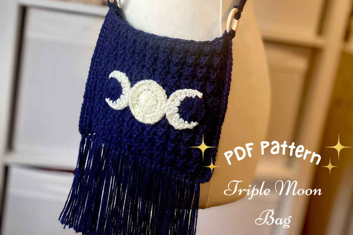 Triple Moon Bag Crochet Pattern