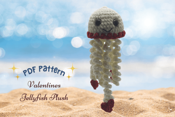 Valentine's Day Jellyfish Pattern