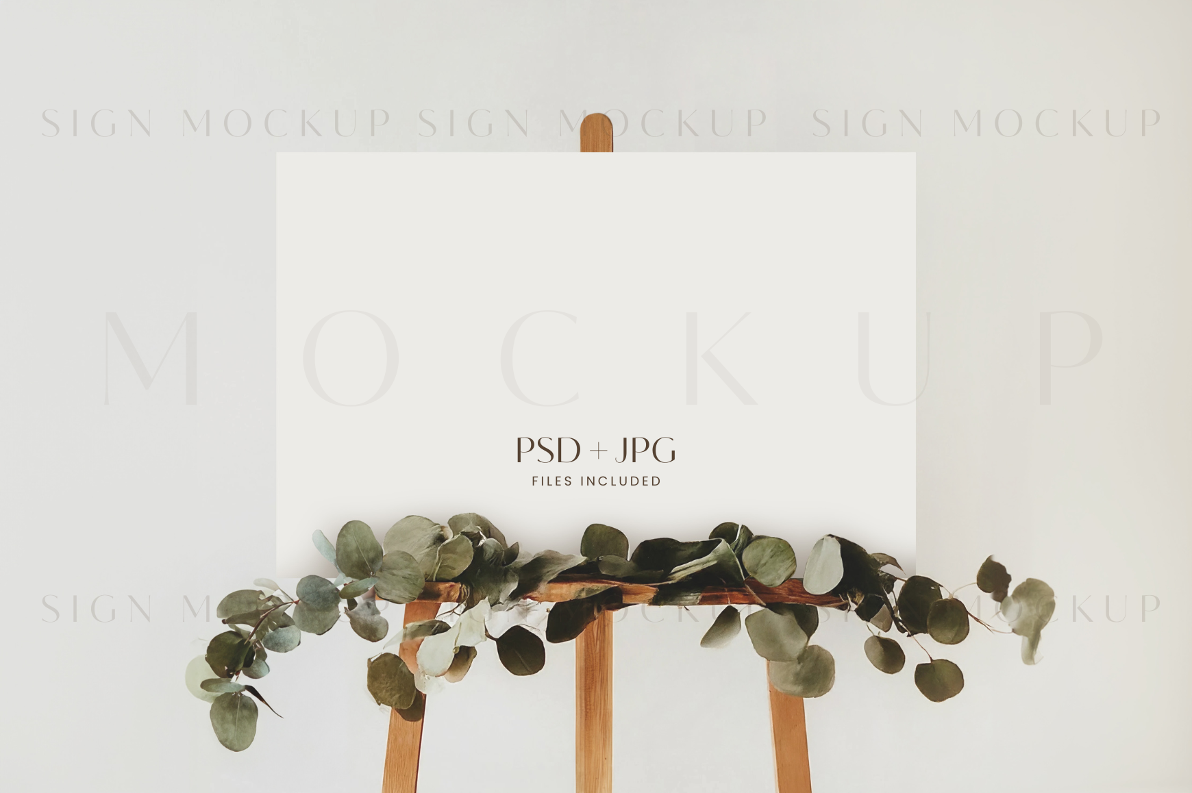 36x24 Wedding Sign, Seating chart mockup