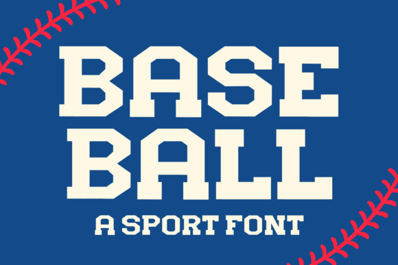 Baseball Font by Brown Cupple Fonts · Creative Fabrica