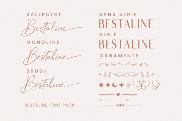 Bestaline Font - Preview 1