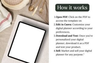Editable Digital Budget Planner Template Graphic by mixxdigitaldesign ...