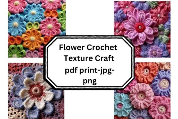 Flower Crochet Texture Craft