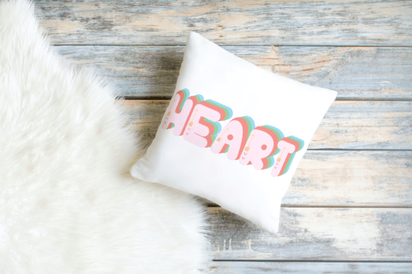 Modern Maru Heart Font PNG with transparent background - Preview 2