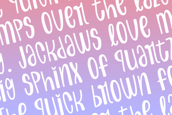 Perfect and Lovely Font PNG with transparent background - Preview 3