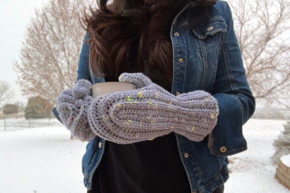 All Good Women's Mittens Crochet Pattern