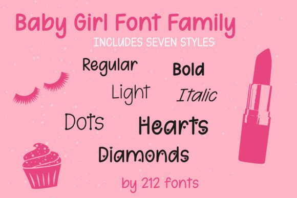 Baby Girl Font - Preview 1