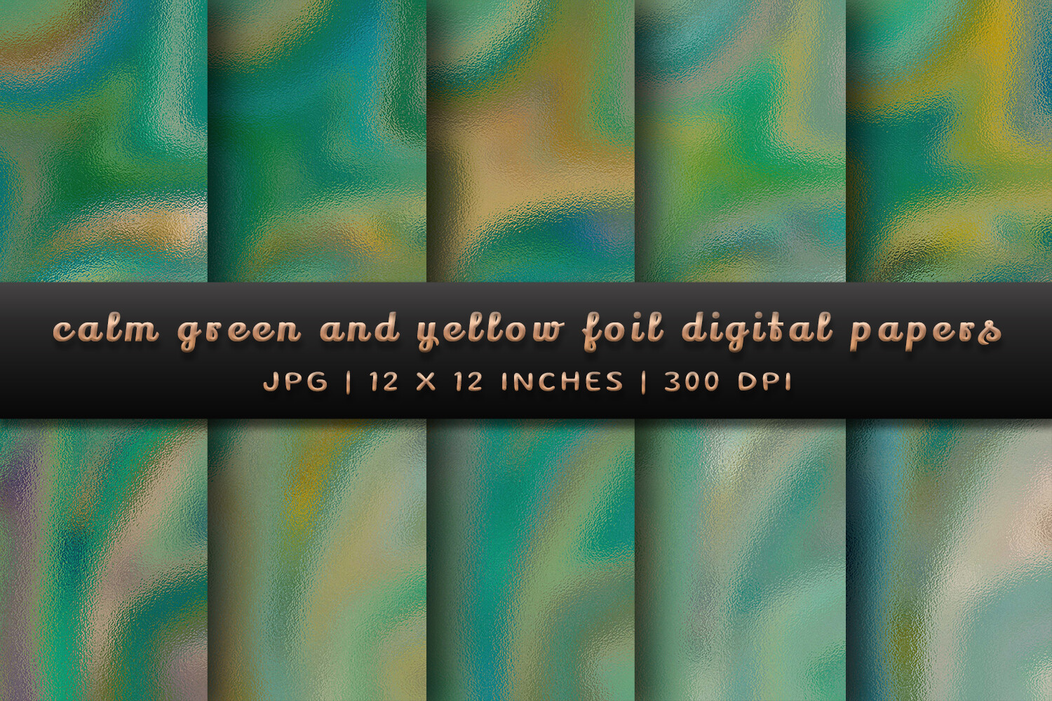 Calm Green and Yellow Foil Backgrounds Graphic by Pugazh Logan ...
