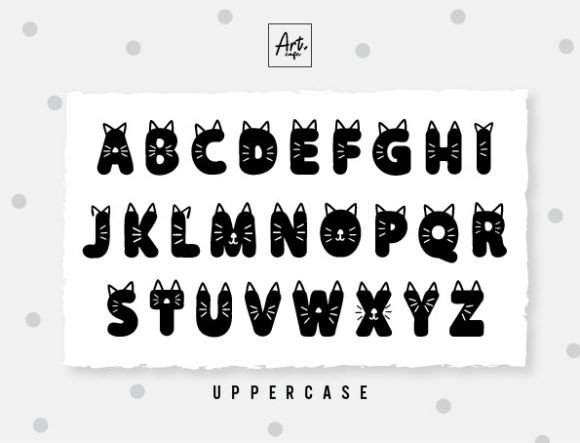 Cat Lover Font - Preview 1