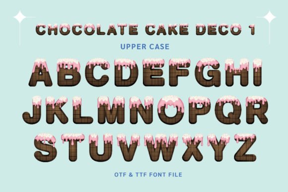Chocolate Cake Font - Preview 4
