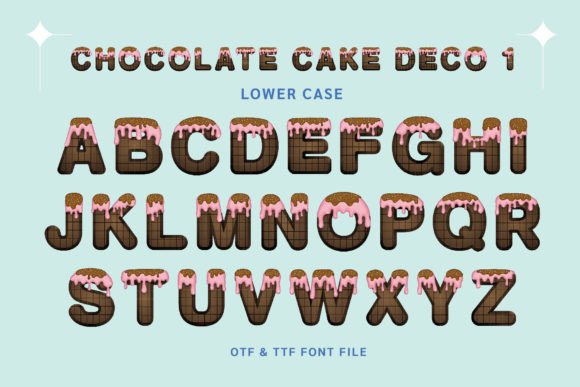 Chocolate Cake Font - Preview 5