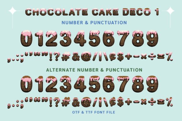 Chocolate Cake Font - Preview 6