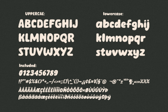 Flamb Burger Font PNG with transparent background - Preview 5